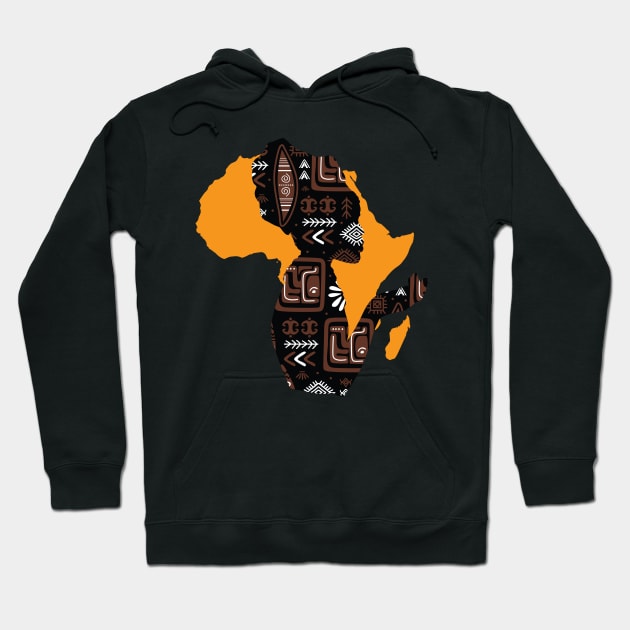 Afro Queen Poppin Black Girl Magic Gift Hoodie by JackLord Designs 